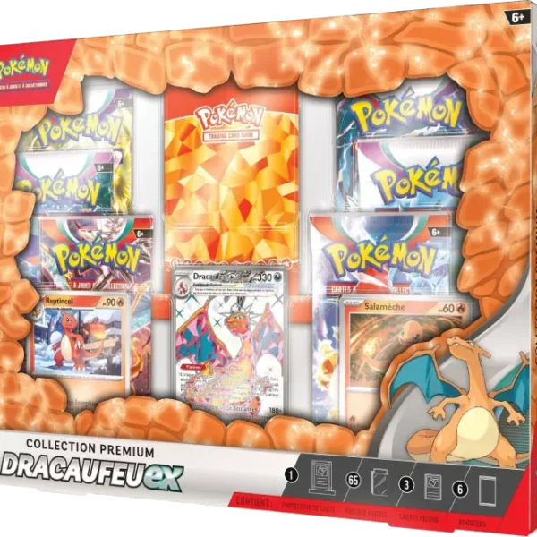 Coffret Pokémon Dracaufeu EX 6 Boosters 🇫🇷
