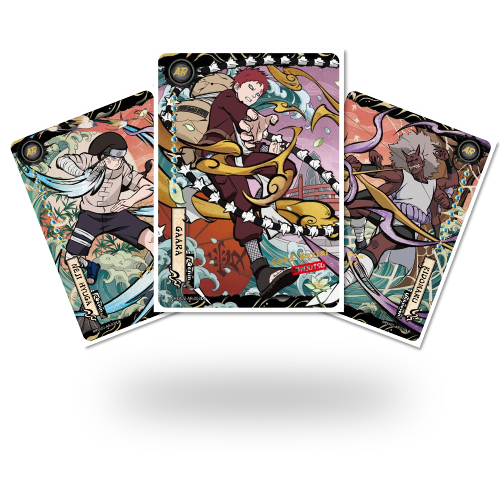 visuels des cartes de rareté AR de Naruto kayou 2 Yuan série 9