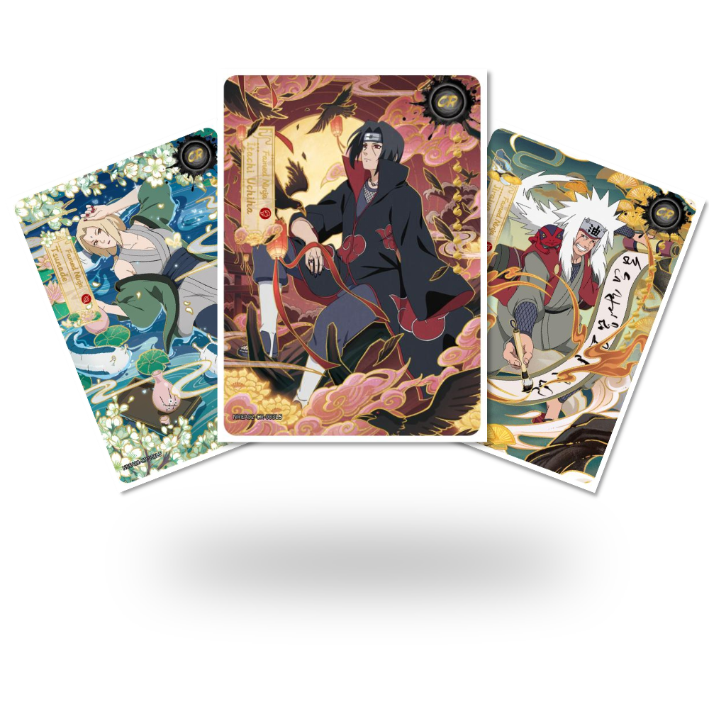 visuels des cartes de rareté CR de Naruto kayou 2 Yuan série 9