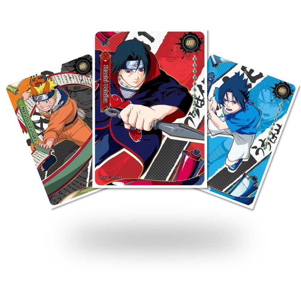 visuels des cartes de rareté UR de Naruto kayou Wave 9 Tier 2